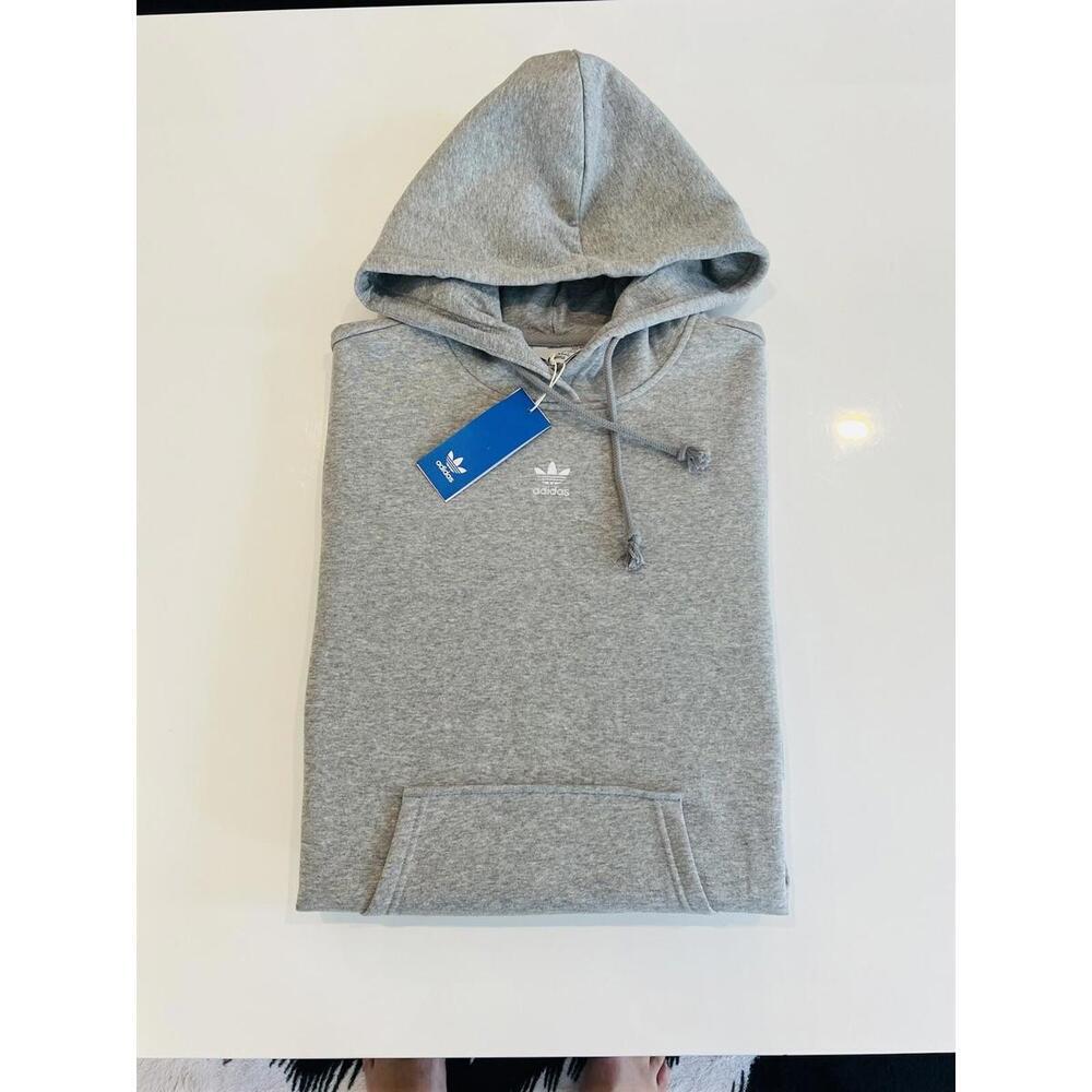 ADIDAS $60 Women’s HOODIE Sweatshirts Grey Heater Size Medium - Picture 4 of 7